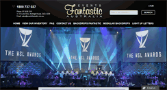 Desktop Screenshot of eventsfantastic.com.au